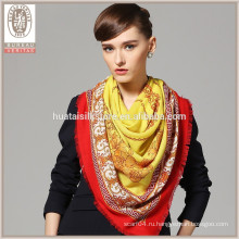 Оптовая зимний шарф 130x130cm ручной работы шерстяной платок 100% шерстяной шарф